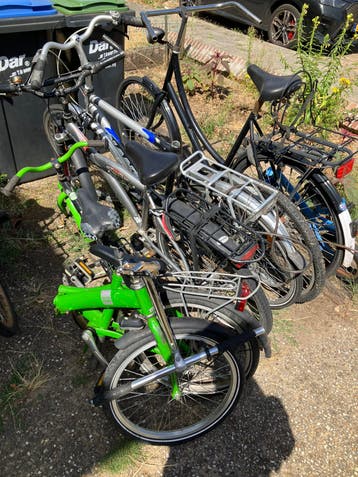 Oud ijzer, gratis 6 fietsen ophalen