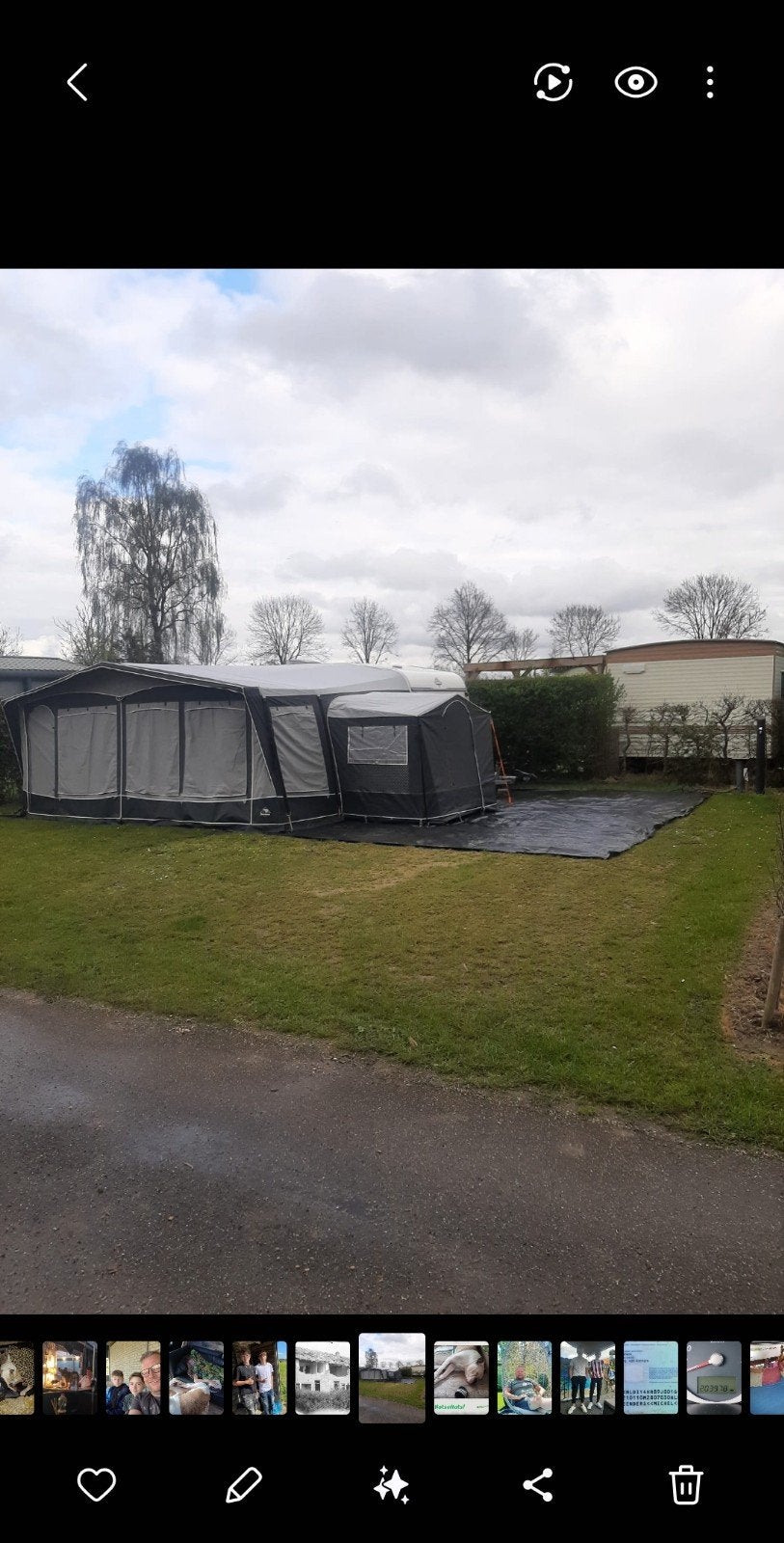 Hobby Classic 560 BJ 1993 met voortent en mover