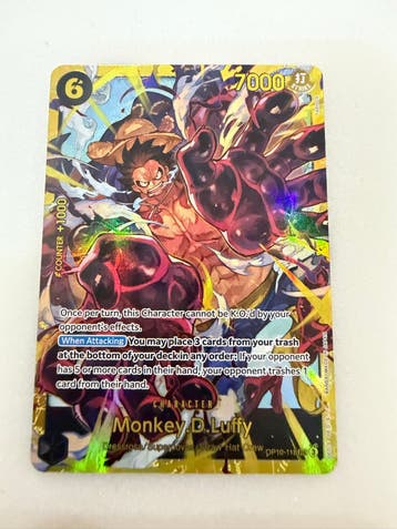 One Piece Card Game Monkey D. Luffy OP10-118 SEC Foil