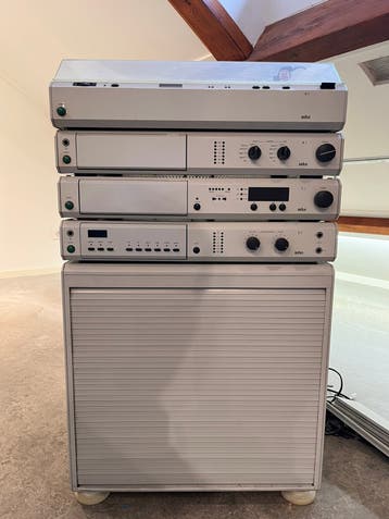 Braun Atelier stereo-installatie – gratis – ongetest