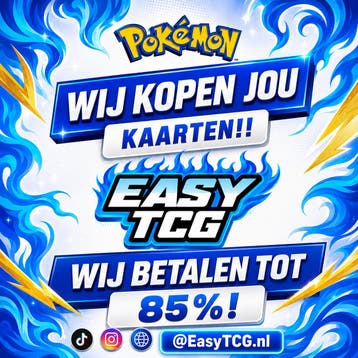 Wij kopen jouw Pokémon kaarten/collectie
