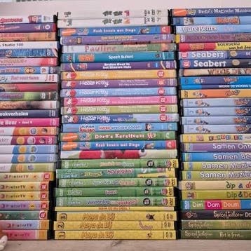 Kinderfilms en series op DVD gezocht