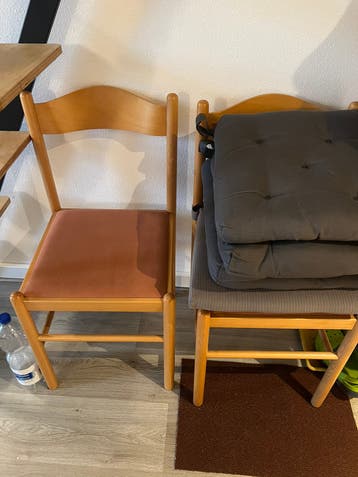 Wooden chairs