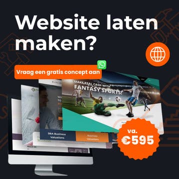 Website nodig? Website laten maken? Vraag gratis concept aan