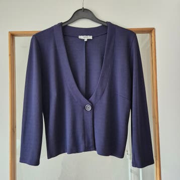 Donkerblauwe Gina bolero maat S - ophalen!