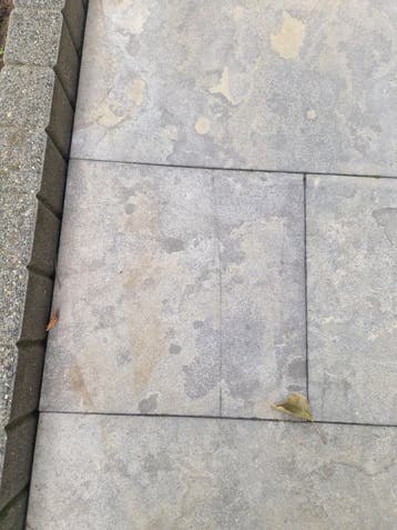 Gebruikte terrastegels - grijs/antraciet