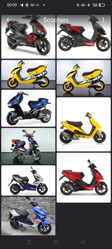 te koop gevraagd 1 van deze scooters in nieuwstaat