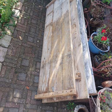 Gratis 4steigerhouten kastpanelen / deuren