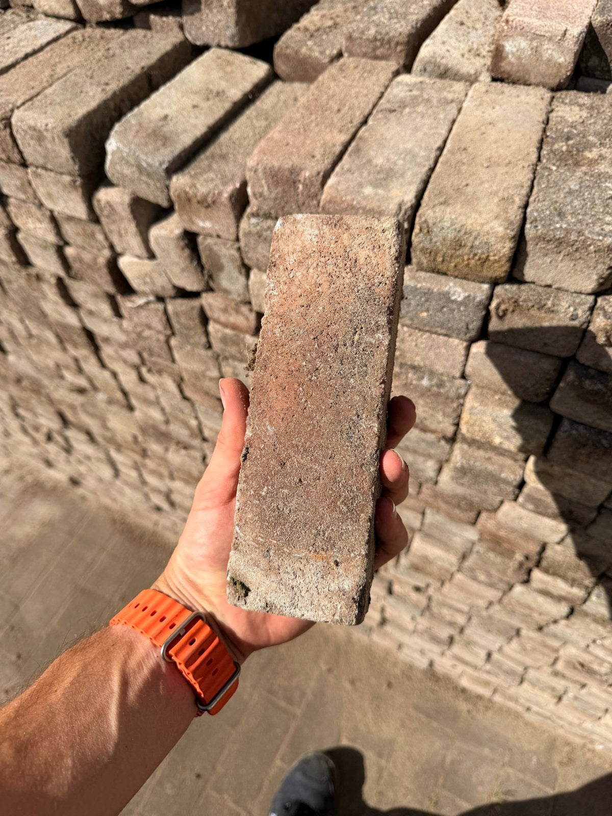 Gebruikte sierklinkers voor tuin of bestrating
