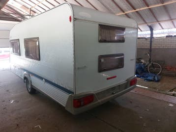 tk 2 caravans uit de stalling.wilk, bj 2006.stapelbedden,fen