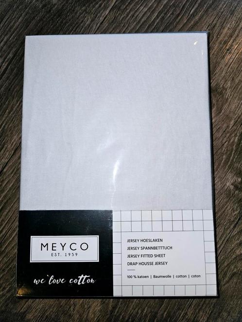 Nieuw Meyco wit wieg hoeslaken 40x80, Kinderen en Baby's, Kinderkamer | Beddengoed, Nieuw, Wit, Ophalen of Verzenden