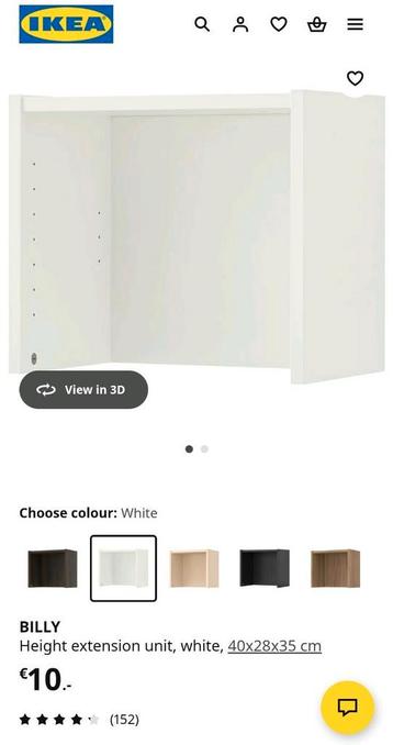 IKEA BILLY extension unit, 3 st. 40x35x28 cm - afbeelding 6 IKEA BILLY extension unit, 3 st. 40x35x28 cm - afbeelding 6