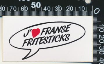 Sticker: Franse Fritesticks