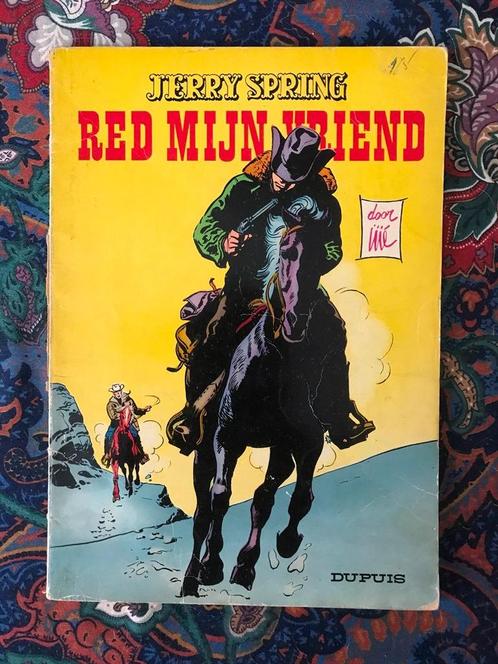 Dupuis/Jerry Spring 'Red mijn vriend' 1e druk 1965, Boeken, Stripboeken, Gelezen, Eén stripboek, Ophalen of Verzenden
