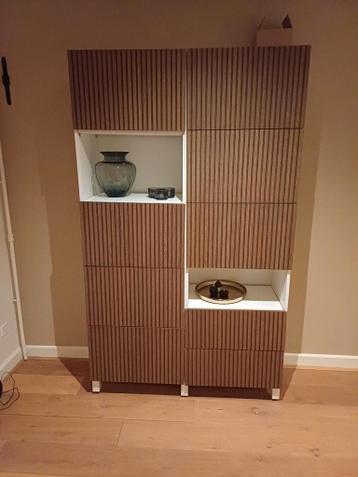 Ikea Besta Kast wit met bruine panelen- Nieuwstaat! - afbeelding 2 Ikea Besta Kast wit met bruine panelen- Nieuwstaat! - afbeelding 2