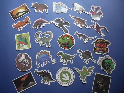 Dino Stickers - 25 verschillende nieuwe exemplaren (c), Verzamelen, Stickers, Nieuw, Ophalen of Verzenden