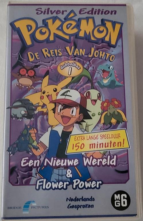 Pokemon Dubbelbox 1 Johto VHS Cartoon/Anime, Cd's en Dvd's, VHS | Kinderen en Jeugd, Gebruikt, Tekenfilms en Animatie, Alle leeftijden