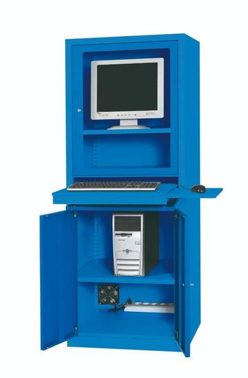 Computerkast AIC500 Industrieel blauw 