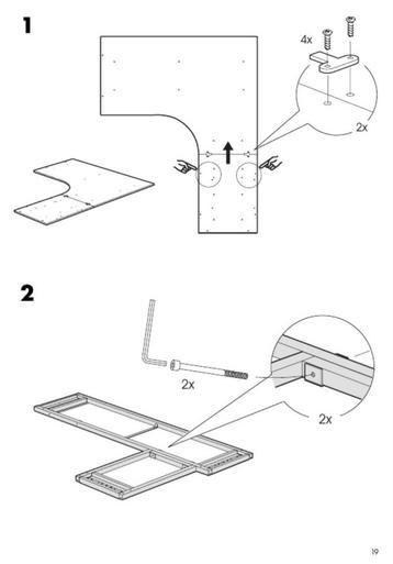 IKEA Galant wit - afbeelding 3 IKEA Galant wit - afbeelding 3