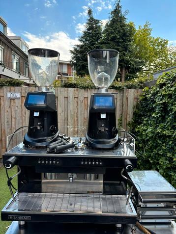 Sanremo koffiemachine met 2 elektrische bonenmalers 