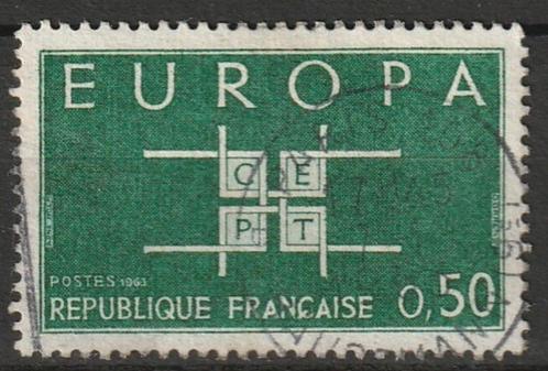 Europa CEPT Frankrijk 1963 MiNr. 1451 gestempeld, Postzegels en Munten, Postzegels | Europa | Frankrijk, Gestempeld, Verzenden