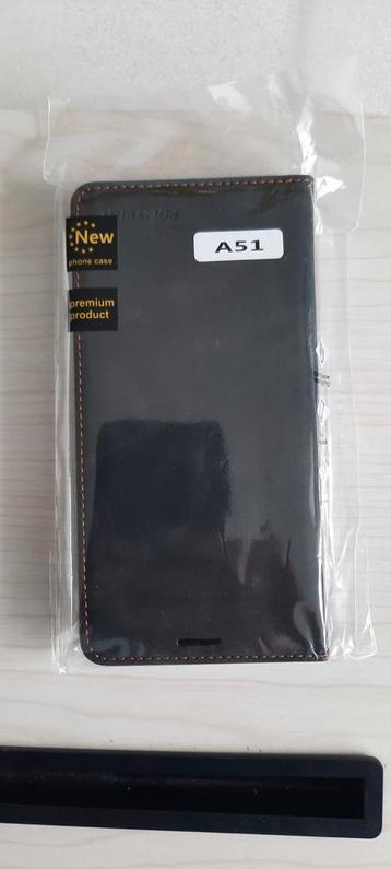 Samsung A51 hoesje/boekcase hoesje en 3st. screenprotectoor