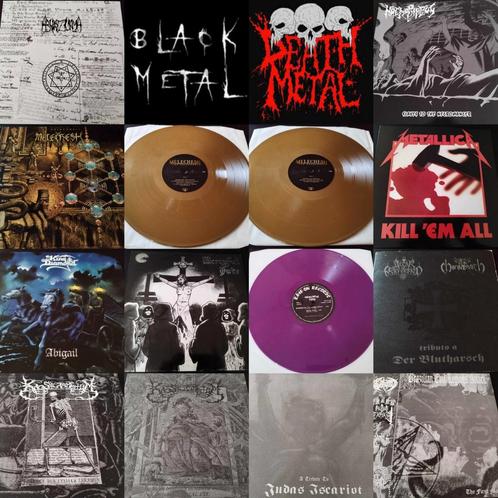 Black Metal - Death Metal - Heavy Metal - Vinyl, Cd's en Dvd's, Vinyl | Hardrock en Metal, Zo goed als nieuw, Ophalen of Verzenden