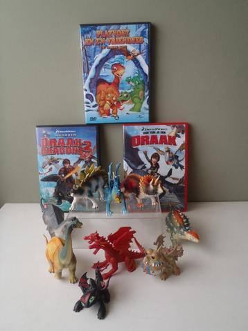 3 X DVD…met de Dragons NU MET 9 draken, Dino,s