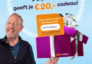 Gratis Cadeaubon t.w.v. 20,00 euro