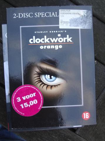 A clockwork orange stanle kubrick dubbel disc dvd