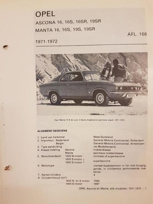 7 x Opel Manta Ascona Olyslager Kluwer Vraagbaken 1971-1986, Auto diversen, Handleidingen en Instructieboekjes, Ophalen of Verzenden