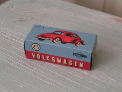 Volkswagen Kever blauw en rood - Mercury, Hobby en Vrije tijd, Modelauto's | 1:43, Zo goed als nieuw, Auto, Overige merken, Ophalen of Verzenden