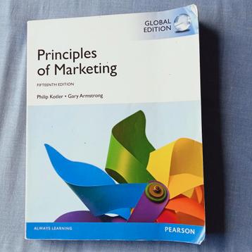Principles of Marketing , fifteenth edition