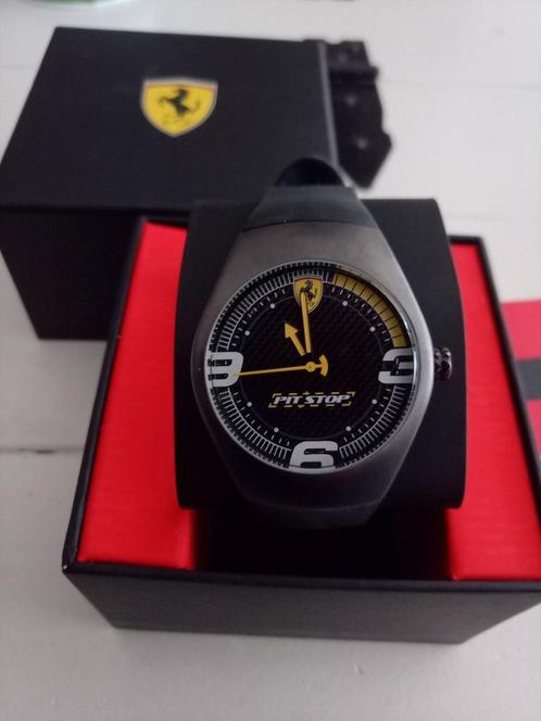 Ferrari pitstop horloge, Sieraden, Tassen en Uiterlijk, Horloges | Heren, Nieuw, Polshorloge, Overige merken, Overige materialen