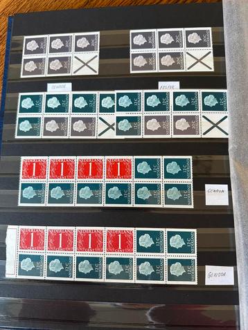 Nederland verzameling postzegels  combinaties / postfris 