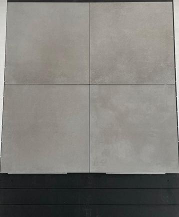 Restpartij tegels Cement Grigio Chiaro 60x60