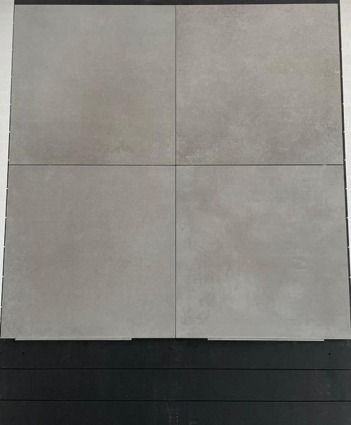 Restpartij tegels Cement Grigio Chiaro 60x60, Doe-het-zelf en Verbouw, Tegels, Nieuw, Overige typen, Keramiek, 60 cm of meer, 60 cm of meer