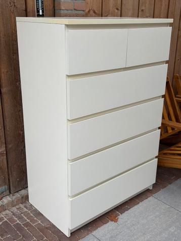 Ladenkast IKEA Malm wit - afbeelding 2 Ladenkast IKEA Malm wit - afbeelding 2