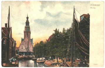 964028	Alkmaar	Waag	1908		Gelopen met postzegel             