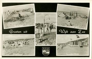 YE0 Wijk aan Zee Strand Paviljoen Zuiderbad 1957