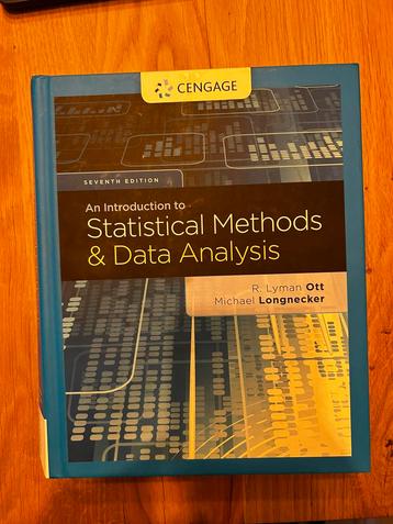An introduction to Statistical Methods & Data analysis