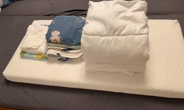 Aerosleep matras, dekbed en beddengoed voor peutermatras 