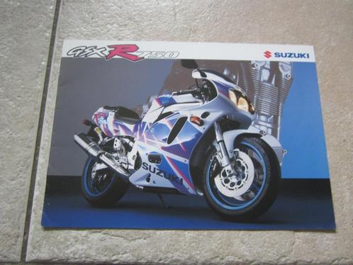 Suzuki GSX R 750 brochure folder 1991 1992, Motoren, Handleidingen en Instructieboekjes, Suzuki, Ophalen of Verzenden