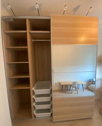 IKEA PAX kledingkast met schuifdeuren + luxe indeling - afbeelding 3 IKEA PAX kledingkast met schuifdeuren + luxe indeling - afbeelding 3