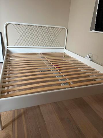 IKEA Nesttun Bedframe 160cm + Lattenbodems - afbeelding 2 IKEA Nesttun Bedframe 160cm + Lattenbodems - afbeelding 2