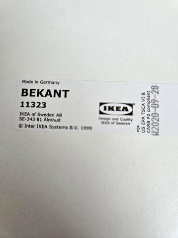 Ikea bureau groot model Bekant 160 x 80 cm - afbeelding 8 Ikea bureau groot model Bekant 160 x 80 cm - afbeelding 8