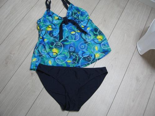 Leuk fleurig 2 dl bad zwem pak S/M€15.- M effen blauw broek., Kleding | Dames, Badmode en Zwemkleding, Zo goed als nieuw, Blauw