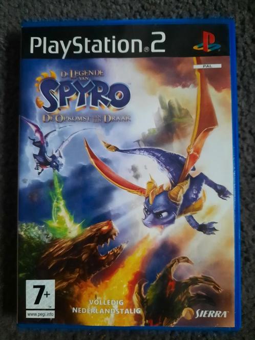 Spyro de opkomst van een draak, Spelcomputers en Games, Games | Sony PlayStation 2, Zo goed als nieuw, Avontuur en Actie, Vanaf 7 jaar