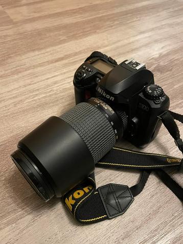 Nikon D100 met 70-300 lens