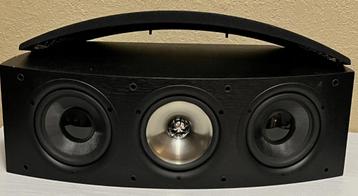 kef iq60c centerspeaker black ash in nieuwstaat